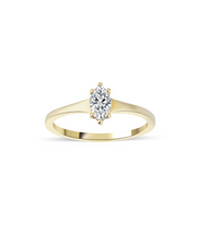 Marquise Cut Diamond Solitaire Ring