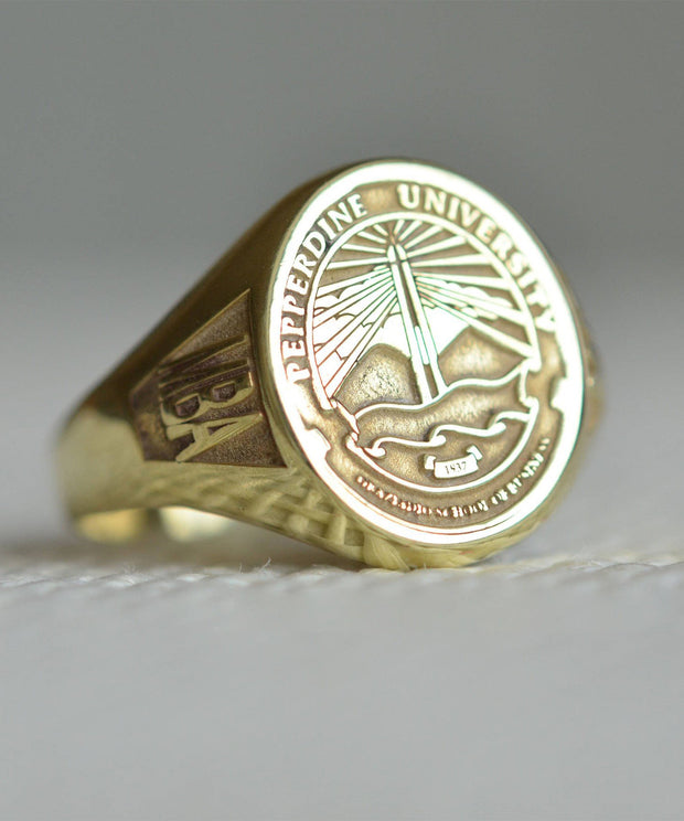 Custom Made College Ring - Pepperdine University - Any College