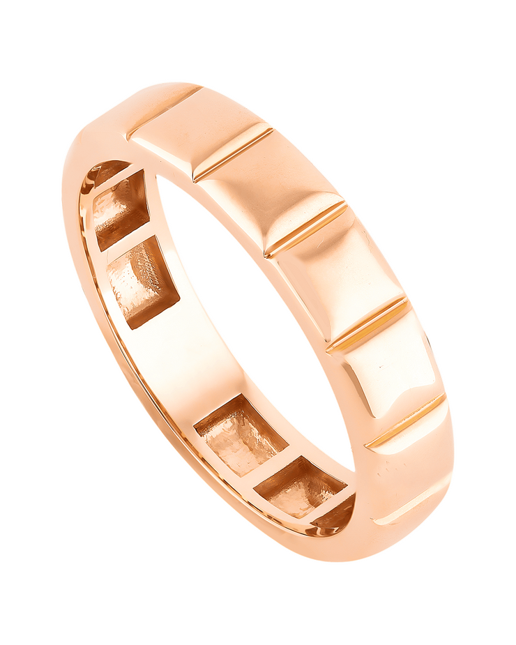 Minimalist Wedding Band in Solid Gold