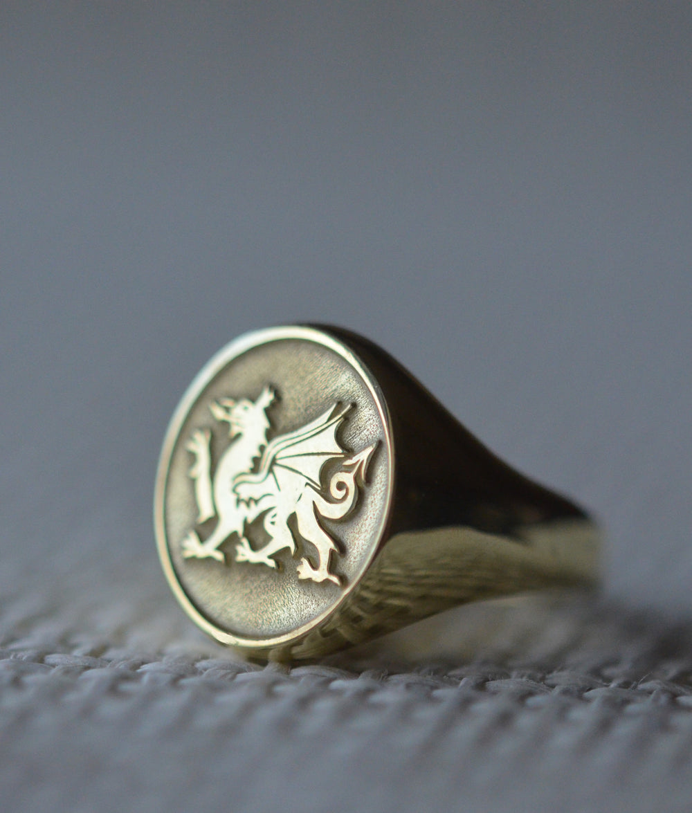 Welsh Dragon Ring-Minimalist Designs