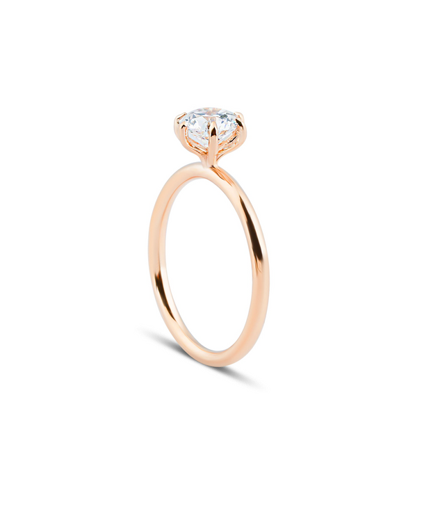 Round Cut GIA Certified Solitaire Diamond Ring