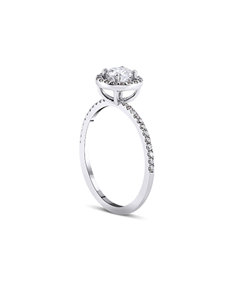 Round Cut Solitaire Diamond Ring