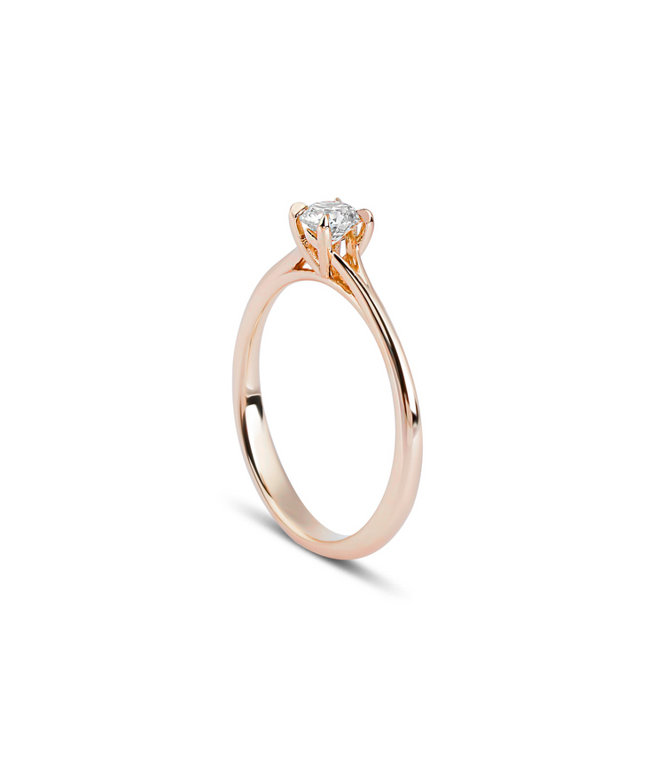 Round Cut Diamond Solitaire Ring