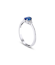 Sapphire Diamond Ring