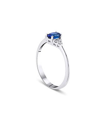 Sapphire Diamond Ring