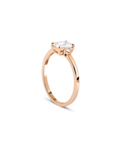 Emerald Cut Solitaire Diamond Ring