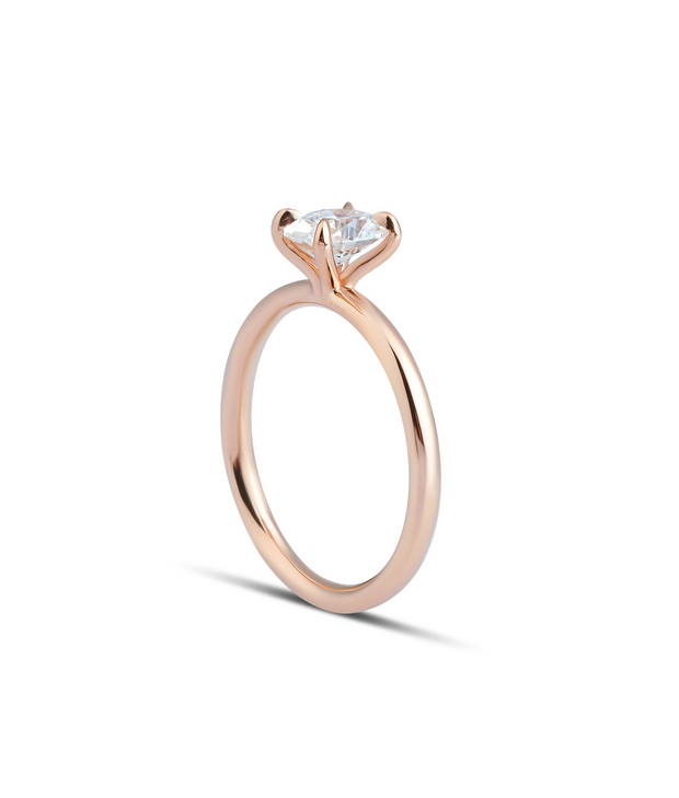 Oval Cut GIA Certified Solitaire Diamond Ring