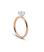 Oval Cut Solitaire Diamond Ring