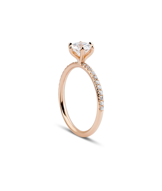 Round Cut GIA Certified Solitaire Diamond Ring
