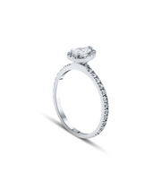 Pear Cut GIA Certified Solitaire Diamond Ring