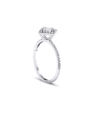 Princess Cut Solitaire Diamond Ring
