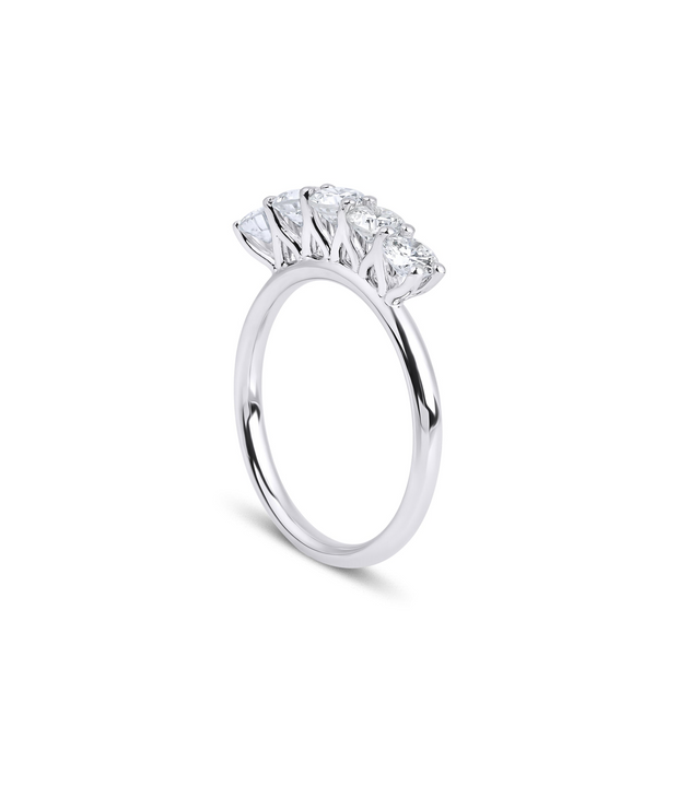 Special Design 5 Stone Diamond Ring