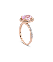 Morganite Diamond Ring