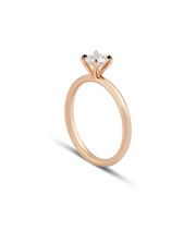 Round Cut HRD Certified Solitaire Diamond Ring