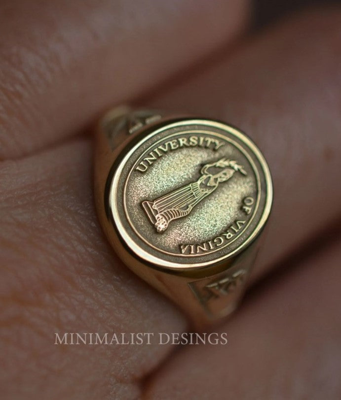 Custom Made University of Virginia Ring-Minimalist Designs