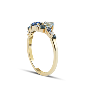 Colored Stone Diamond Ring