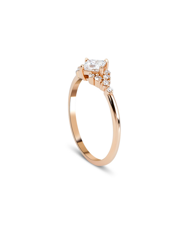 Princess's Dream Solitaire Diamond Ring