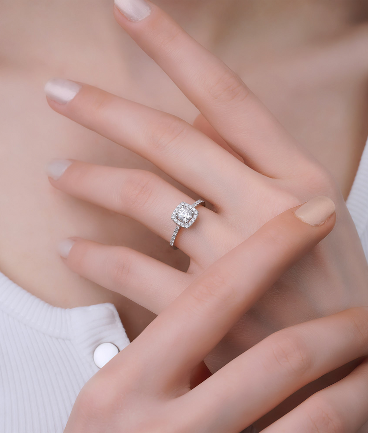 Round Cut Solitaire Diamond Ring