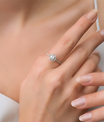 Round Cut Solitaire Diamond Ring