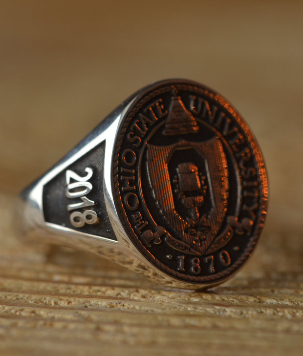 Custom Made Ohio State University College Ring - Any College-Minimalist Designs