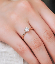 Round Cut GIA Certified Solitaire Diamond Ring