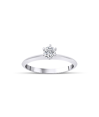 Round Cut GIA Certified Solitaire Diamond Ring