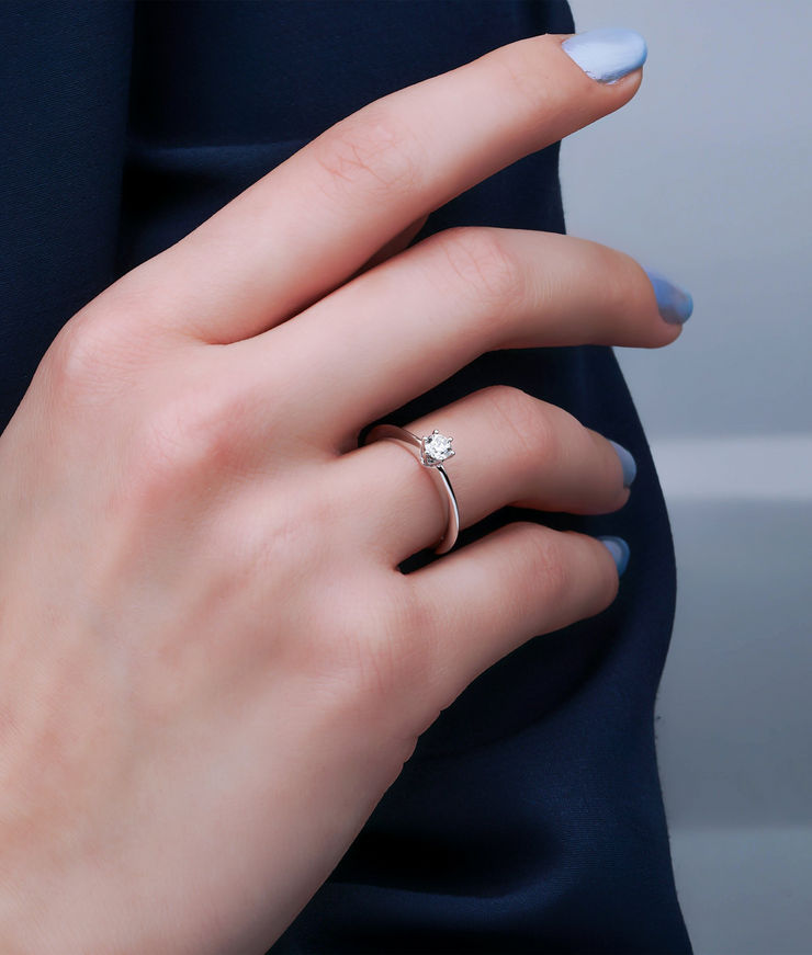 Round cut 2025 solitaire engagement ring