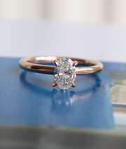 Oval Cut GIA Certified Solitaire Diamond Ring