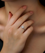 Pear Cut GIA Certified Solitaire Diamond Ring