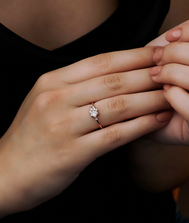Princess Cut GIA Certified Solitaire Diamond Ring