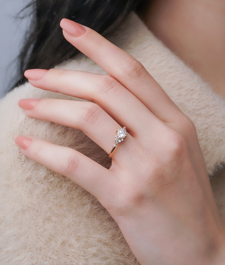 Princess's Dream Solitaire Diamond Ring