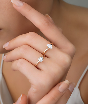 Round Cut Solitaire Diamond Ring