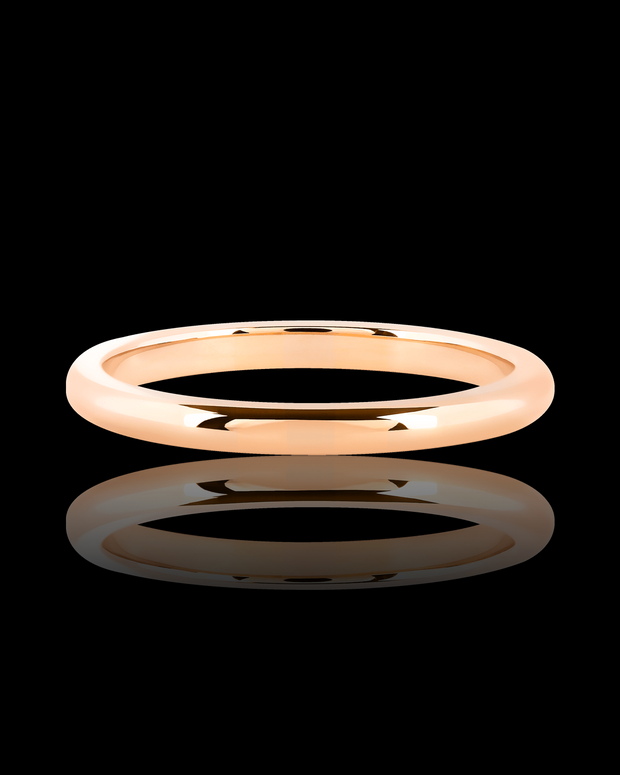 Classical Wedding Band 3mm in Solid Gold