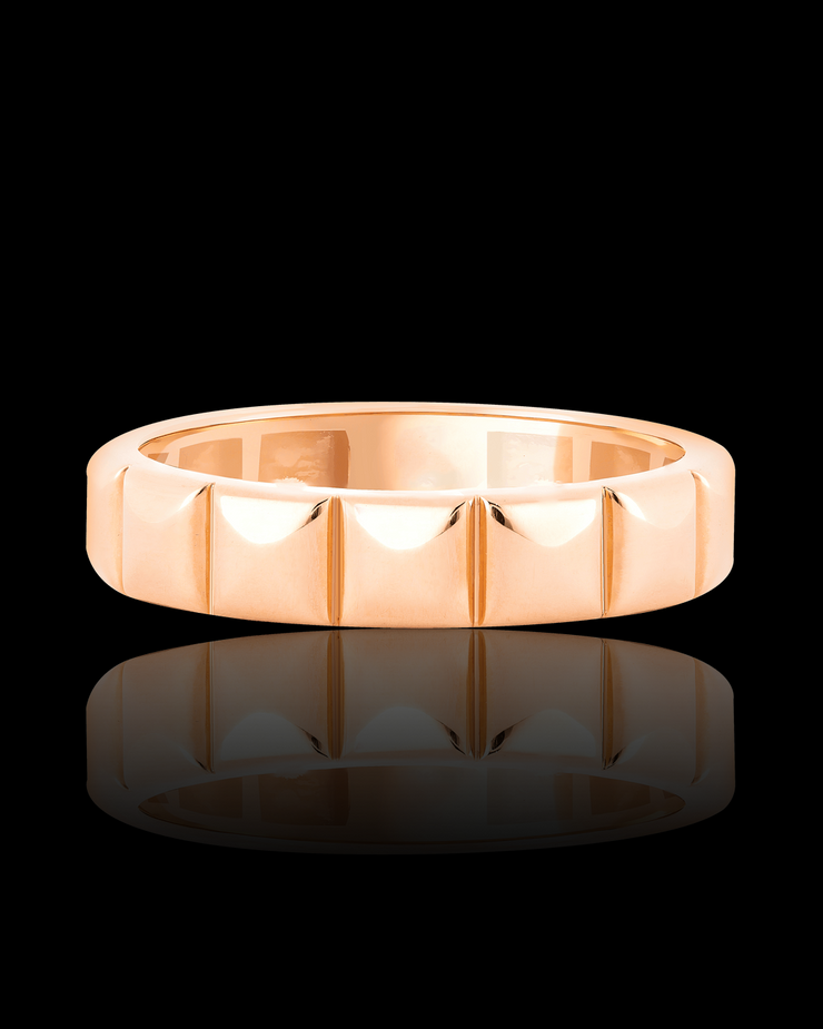 Minimalist Wedding Band in Solid Gold