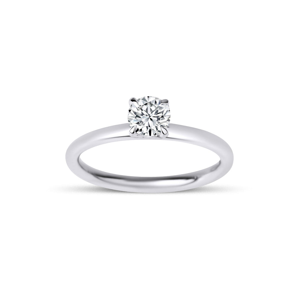 Round Cut Solitaire Diamond Ring