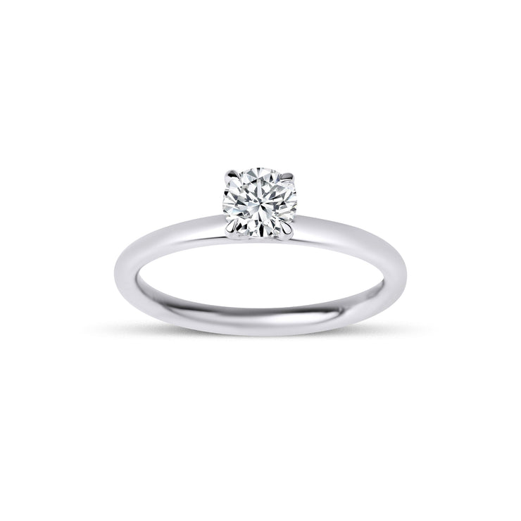 Round Cut Solitaire Diamond Ring