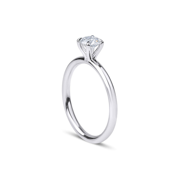 Round Cut Solitaire Diamond Ring