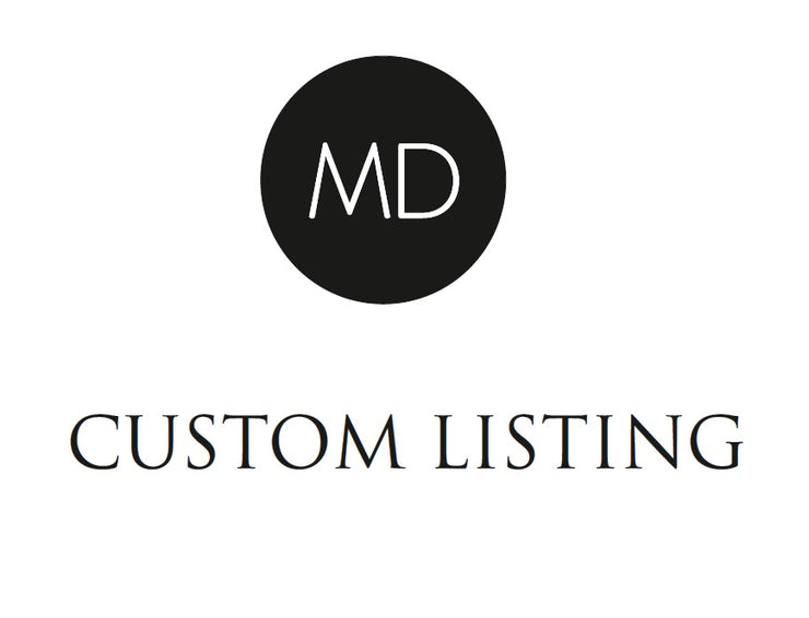 Custom Listing for Jessica