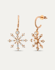 0.98 CT Baguette Diamond Earrings