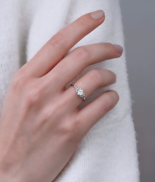 Princess's Dream HRD Certified Solitaire Diamond Ring