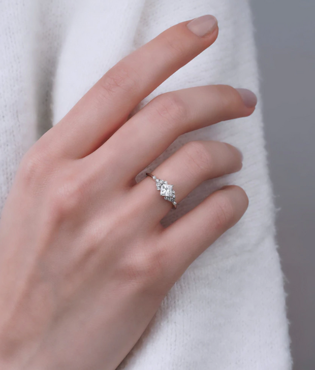 Princess's Dream Solitaire Diamond Ring
