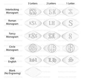 Personalized Block Monogram Signet Ring-Minimalist Designs