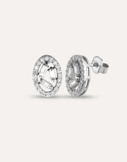 0.44 CT Baguette Diamond Earrings