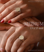 Custom Made College Ring - Pepperdine University - Any College-Minimalist Designs
